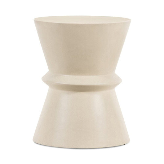 Four Hands - Everett - Lina End Table - Parchment White - 107900-004 veiw 1
