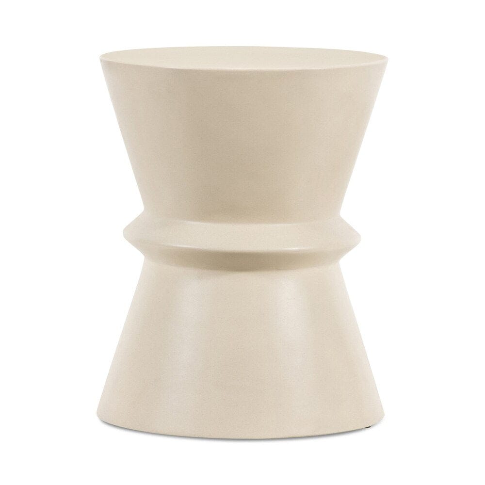 Four Hands - Everett - Lina End Table - Parchment White - 107900-004 veiw 2