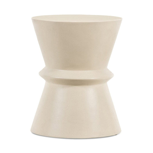 Four Hands - Everett - Lina End Table - Parchment White - 107900-004 veiw 2