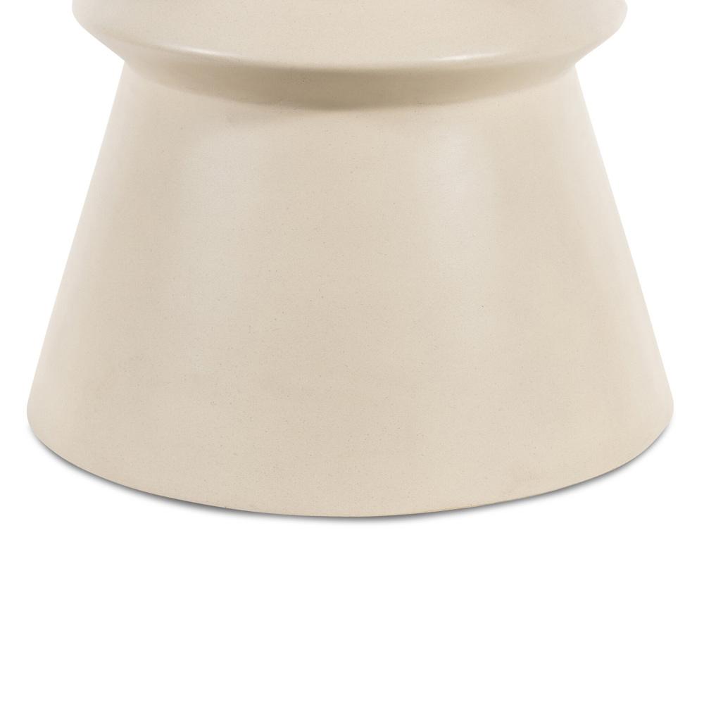 Four Hands - Everett - Lina End Table - Parchment White - 107900-004 veiw 3