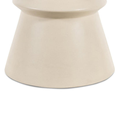 Four Hands - Everett - Lina End Table - Parchment White - 107900-004 veiw 3