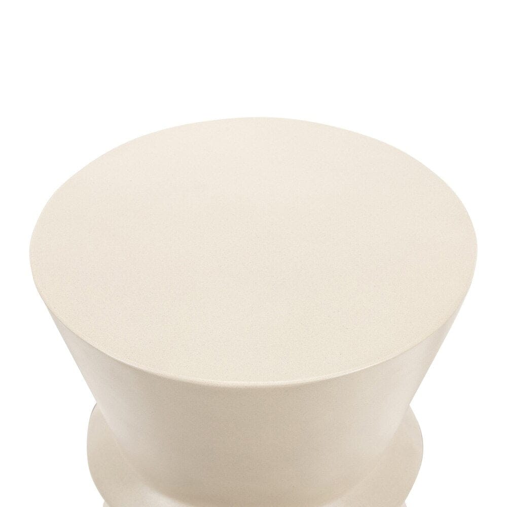 Four Hands - Everett - Lina End Table - Parchment White - 107900-004 veiw 4