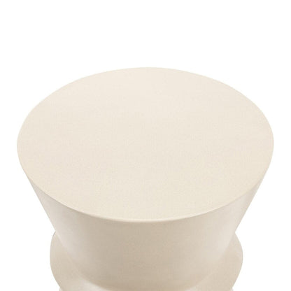 Four Hands - Everett - Lina End Table - Parchment White - 107900-004 veiw 4