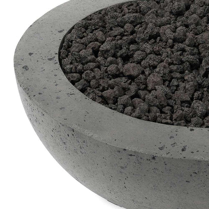 Four Hands - Falco - Bronson Outdoor Fire Table - Pewter Concrete - Propane - 243855-002 veiw 2