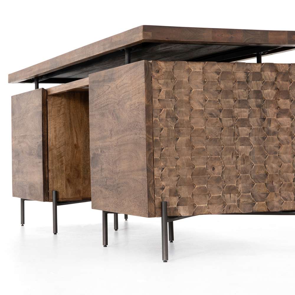 Four Hands - Fallon - Raffael Desk-Antique Brown - IFAL-040 veiw 3