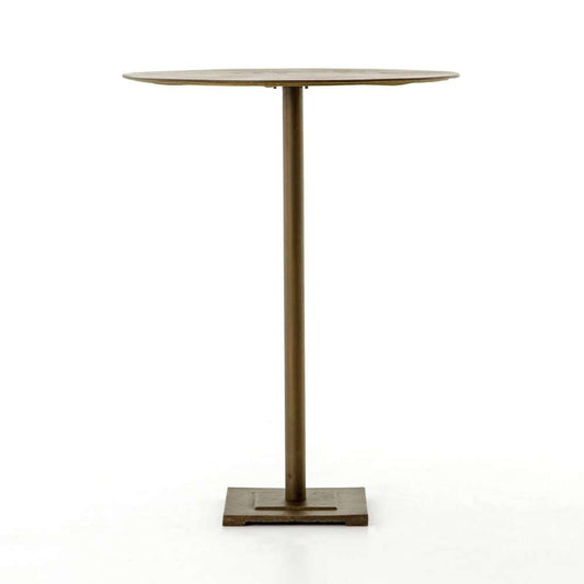 Four Hands - Fannin Bar and Counter Table - Acid Etched Aged Brass - 223303-005 veiw 2