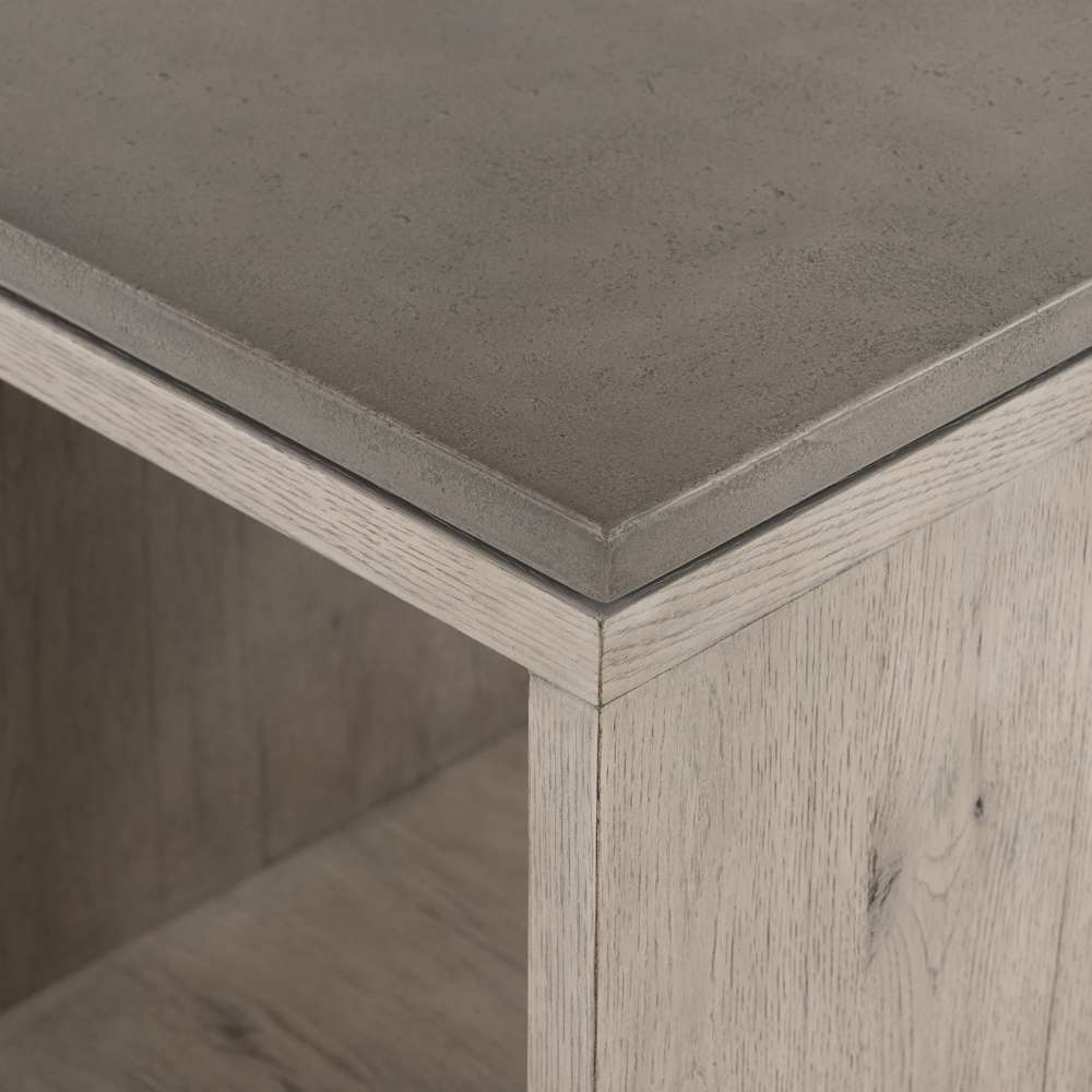 Four Hands - Faro End Table - Dark Grey Concrete - 228127-001 veiw 2