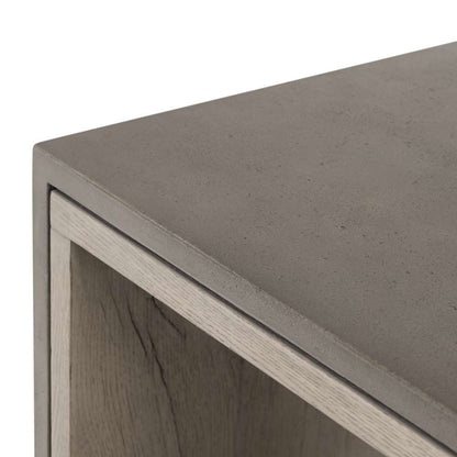 Four Hands - Faro End Table - Dark Grey Concrete - 228127-001 veiw 3
