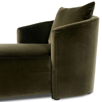 Four Hands - Farrah Chaise Lounge - Surrey Olive - 233370-006 veiw 7