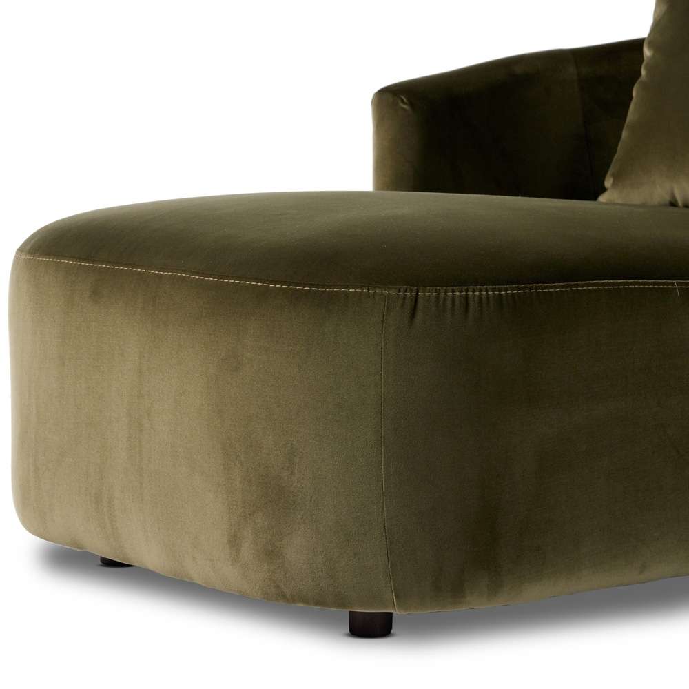 Four Hands - Farrah Chaise Lounge - Surrey Olive - 233370-006 veiw 12