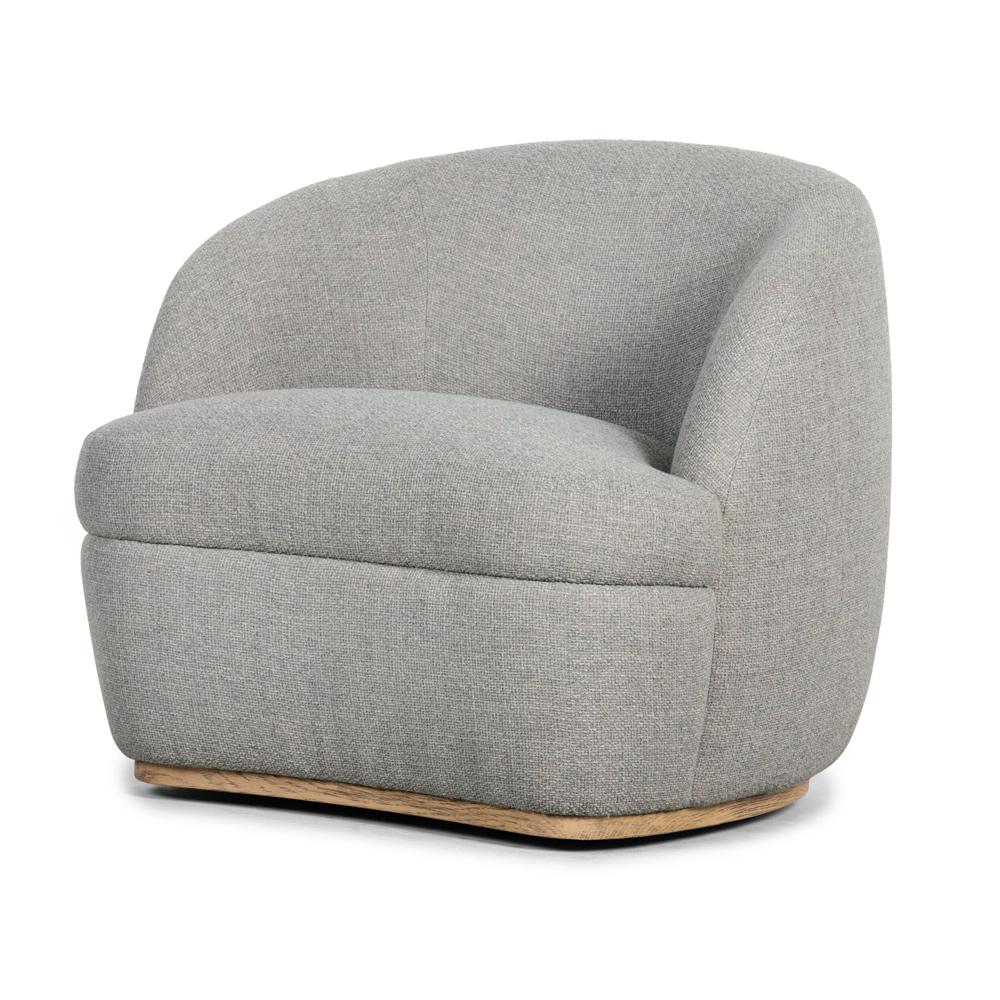 Four Hands - Farrow - Sandie Swivel Chair - Gibson Silver - 225762-005 veiw 1