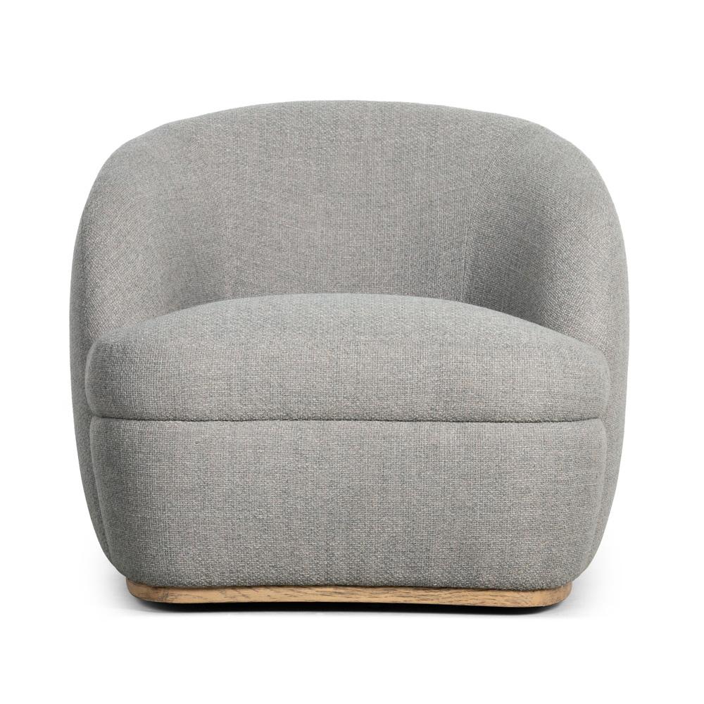 Four Hands - Farrow - Sandie Swivel Chair - Gibson Silver - 225762-005 veiw 2