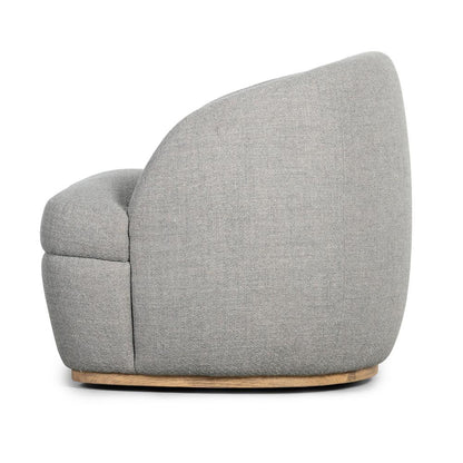 Four Hands - Farrow - Sandie Swivel Chair - Gibson Silver - 225762-005 veiw 3