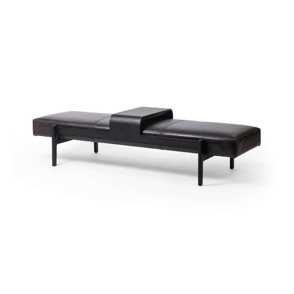 Four Hands - Fawkes Bench - Sonoma Black - 223315-003 veiw 1