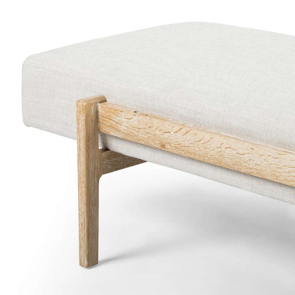 Four Hands - Fawkes Bench - Vintage White Wash Oak - 223315-002 veiw 4