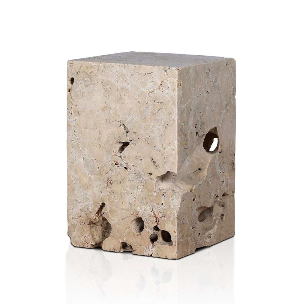 Four Hands - Faydon End Table - Romano Fosse Travertine - 227732-001 veiw 3