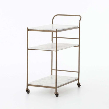 Four Hands - Felix Rectangular Bar Cart - Antique Brass - 101818-004 veiw 1