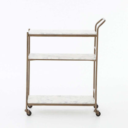 Four Hands - Felix Rectangular Bar Cart - Antique Brass - 101818-004 veiw 2