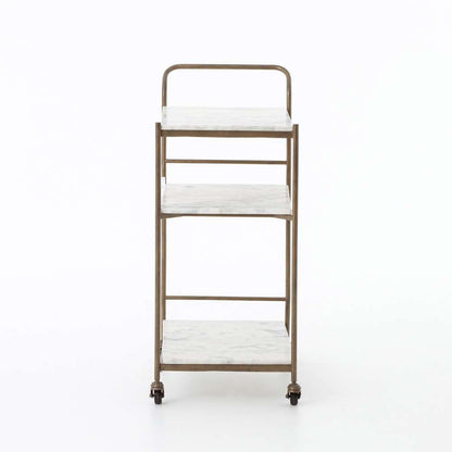 Four Hands - Felix Rectangular Bar Cart - Antique Brass - 101818-004 veiw 5