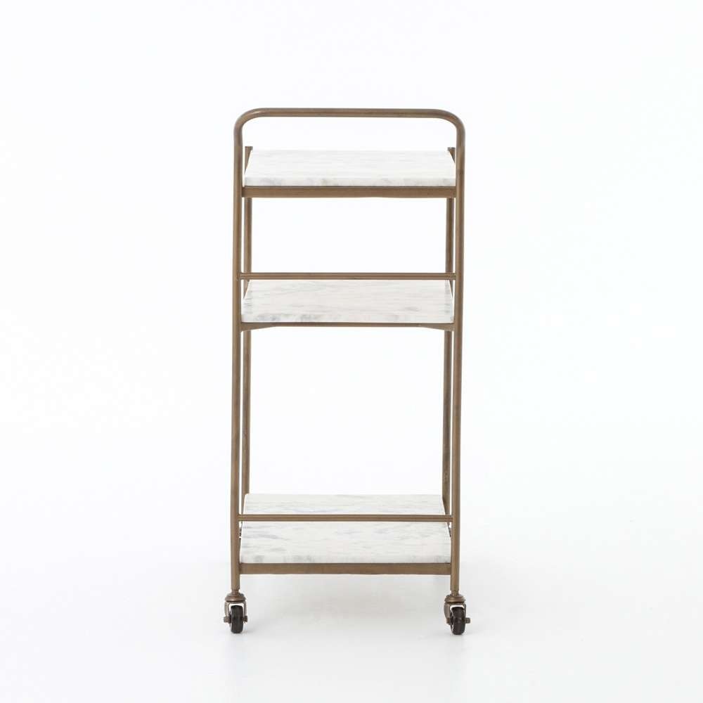 Four Hands - Felix Rectangular Bar Cart - Antique Brass - 101818-004 veiw 6