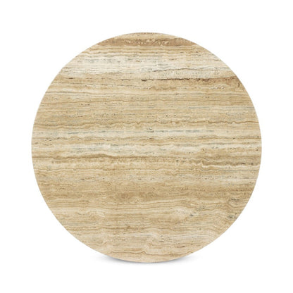 Four Hands - Felix Round Coffee Table - Travertine - 102262-003 view 7