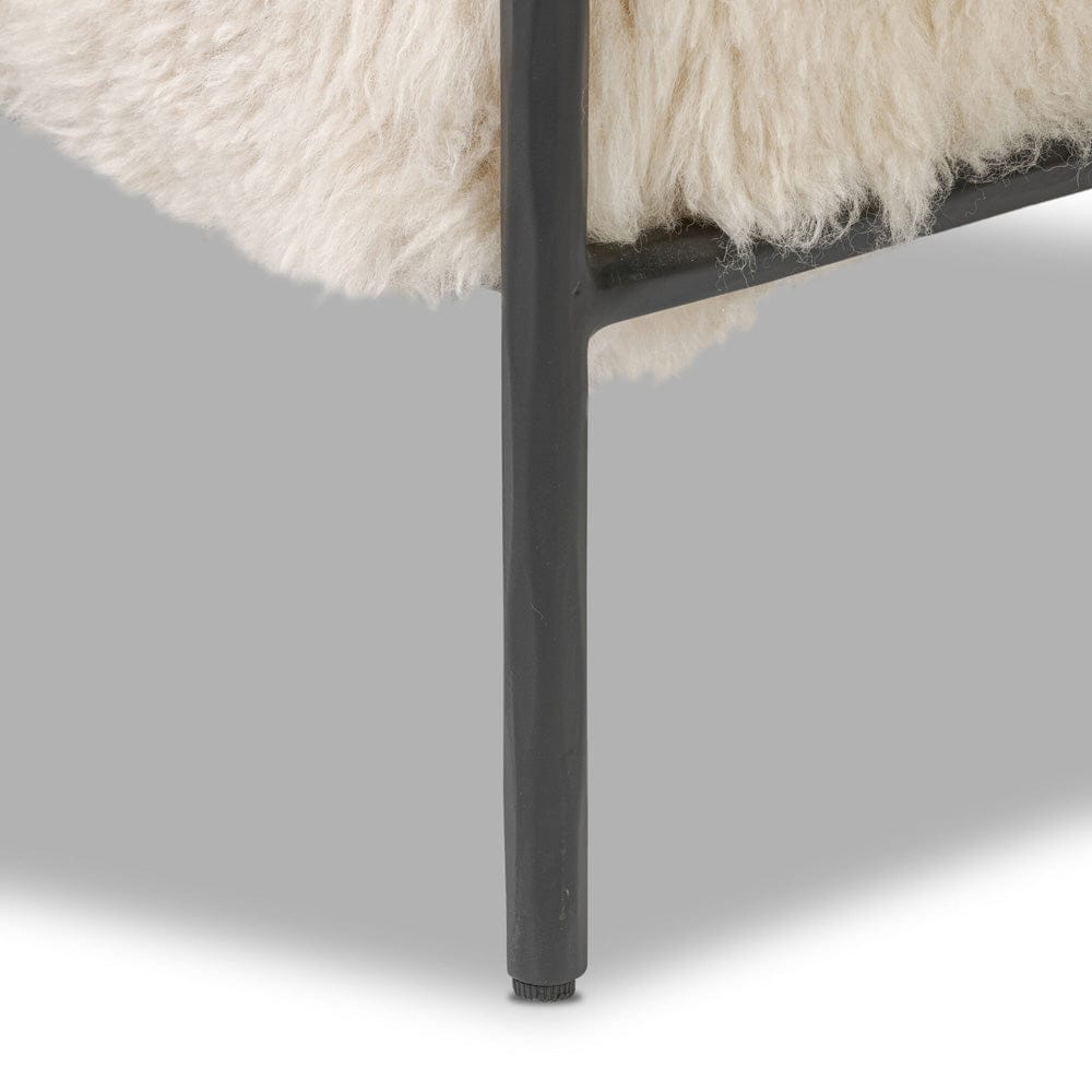 Four Hands - Fenn Chair - Champagne Mongolian Fur - 248067-003 view 10
