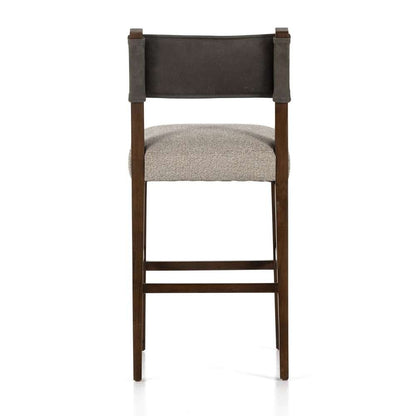 Four Hands - Ferris Stool - Nubuck Charcoal - Bar - 227893-005 veiw 2