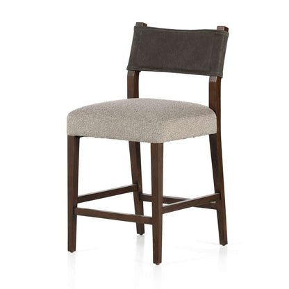 Four Hands - Ferris Stool - Nubuck Charcoal - Counter - 227893-006 veiw 1