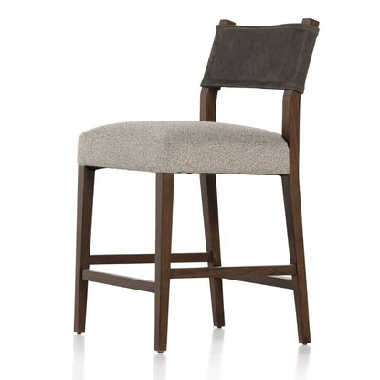 Four Hands - Ferris Stool - Nubuck Charcoal - Counter - 227893-006 veiw 3