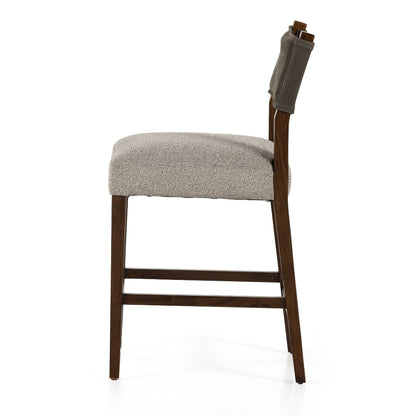 Four Hands - Ferris Stool - Nubuck Charcoal - Counter - 227893-006 view 6