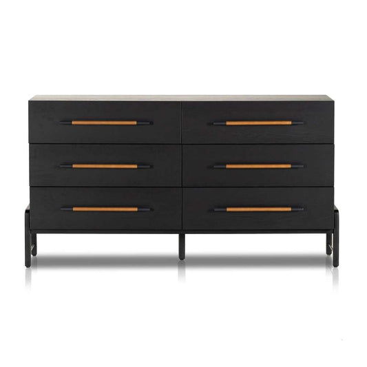 Four Hands - Filmore - Rosedale 6 Drawer Dresser - Ebony Oak Veneer - 109065-003 veiw 1