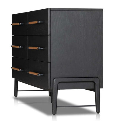 Four Hands - Filmore - Rosedale 6 Drawer Dresser - Ebony Oak Veneer - 109065-003 veiw 3