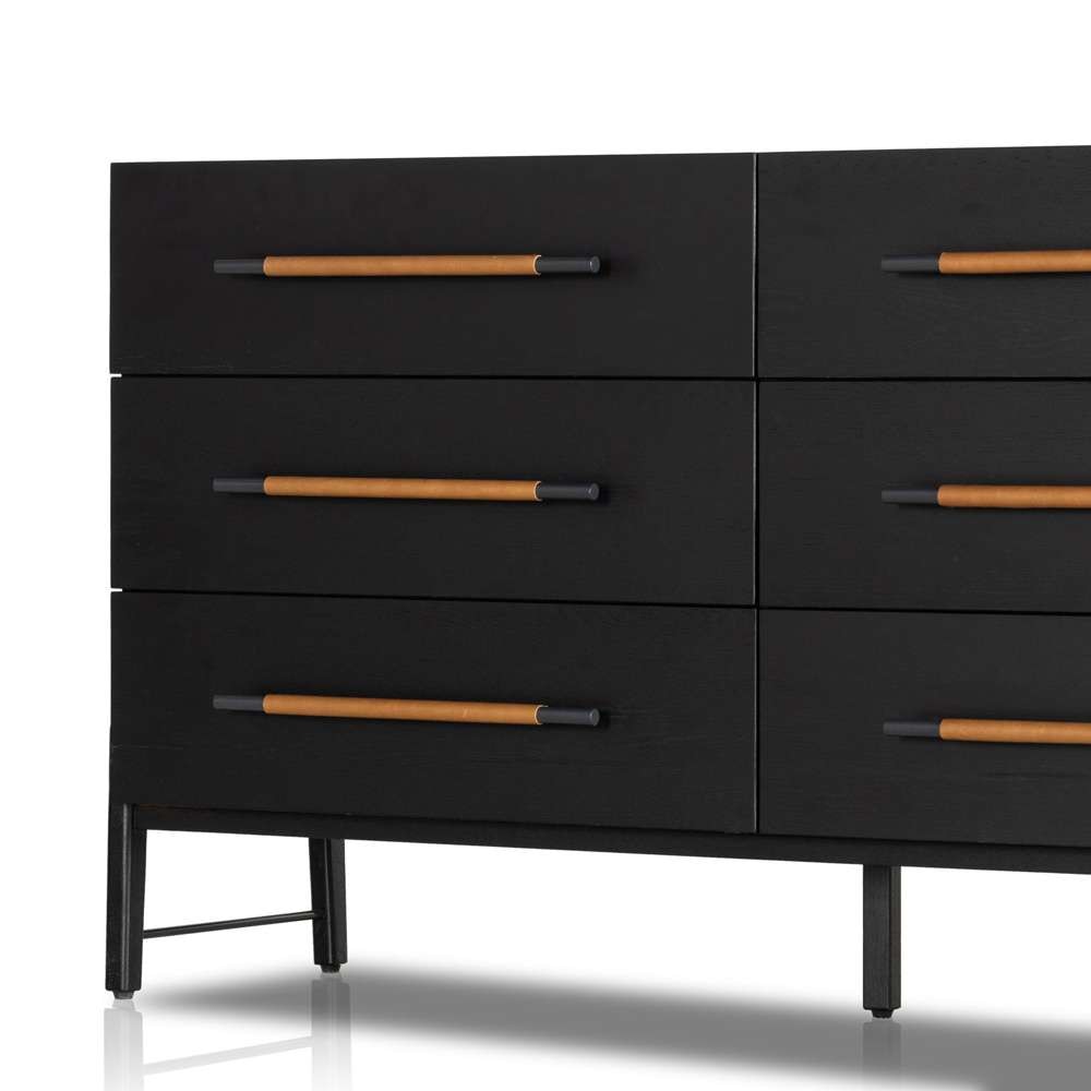 Four Hands - Filmore - Rosedale 6 Drawer Dresser - Ebony Oak Veneer - 109065-003 veiw 7
