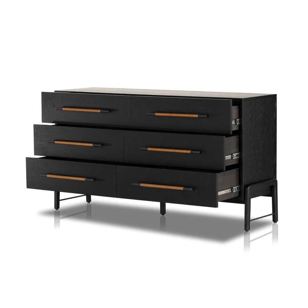 Four Hands - Filmore - Rosedale 6 Drawer Dresser - Ebony Oak Veneer - 109065-003 veiw 10
