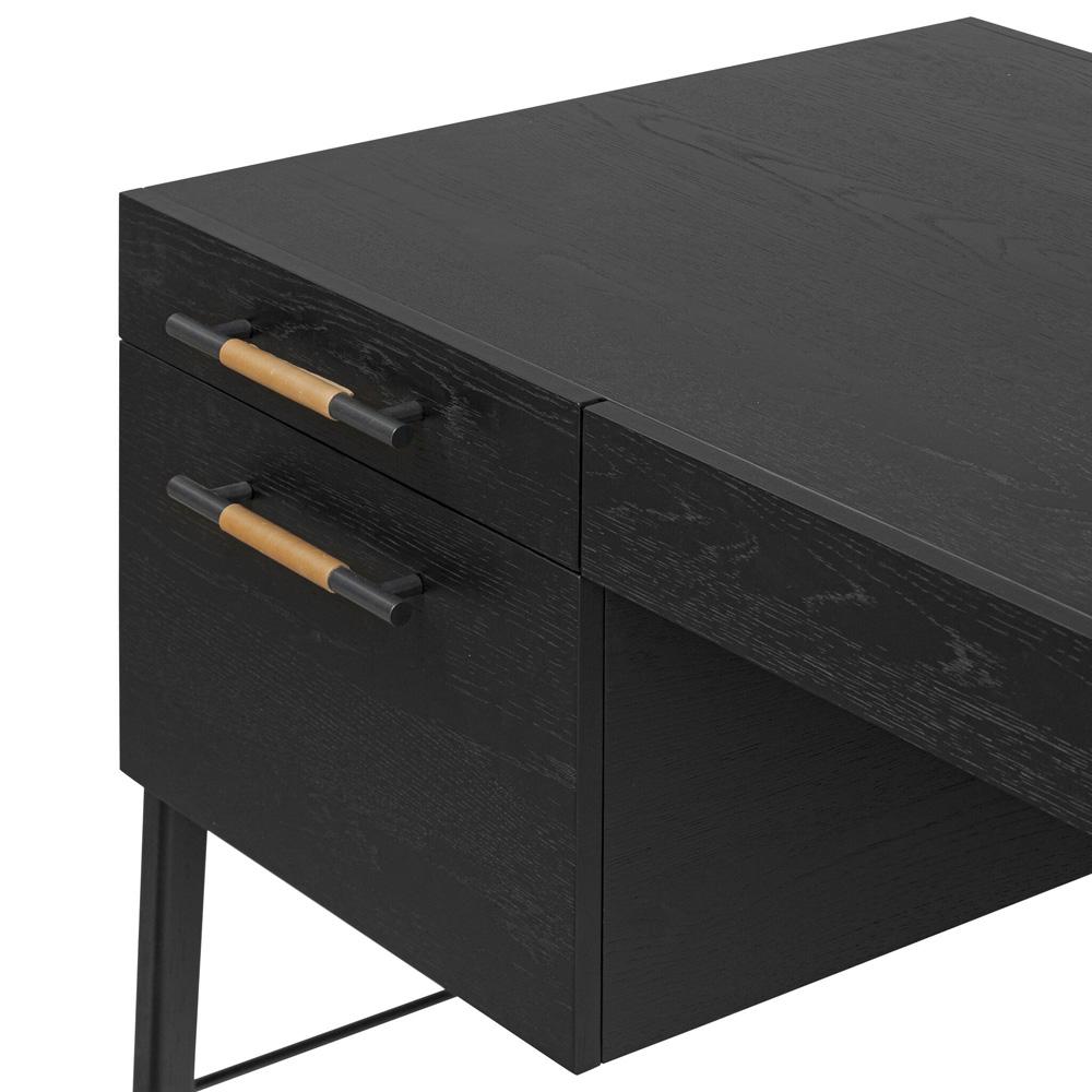 Four Hands - Filmore - Rosedale Executive Desk - Ebony Oak Veneer - 246801-002 veiw 9