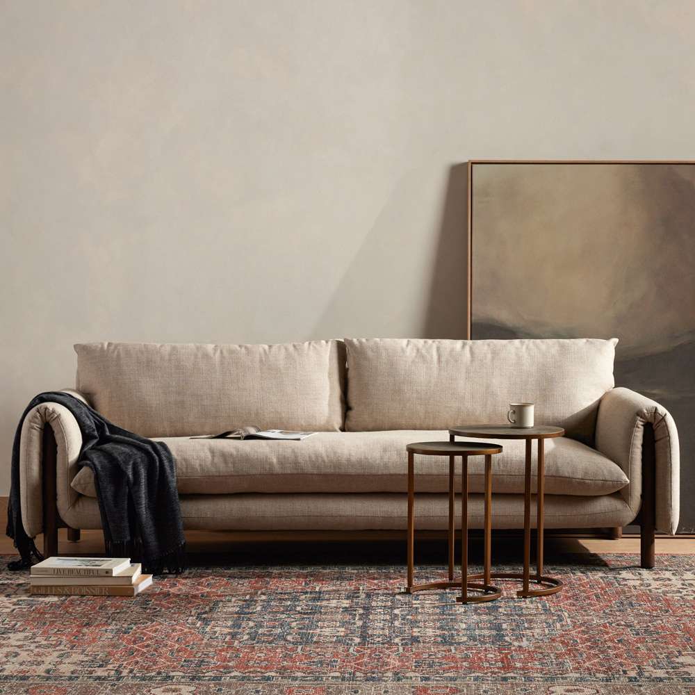 Four Hands - Fleming Sofa - Alcala Wheat - 229878-001 veiw 7