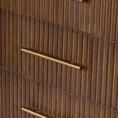 Four Hands - Fletcher 5 Drawer Dresser - Bluestone - 108436-001 veiw 4