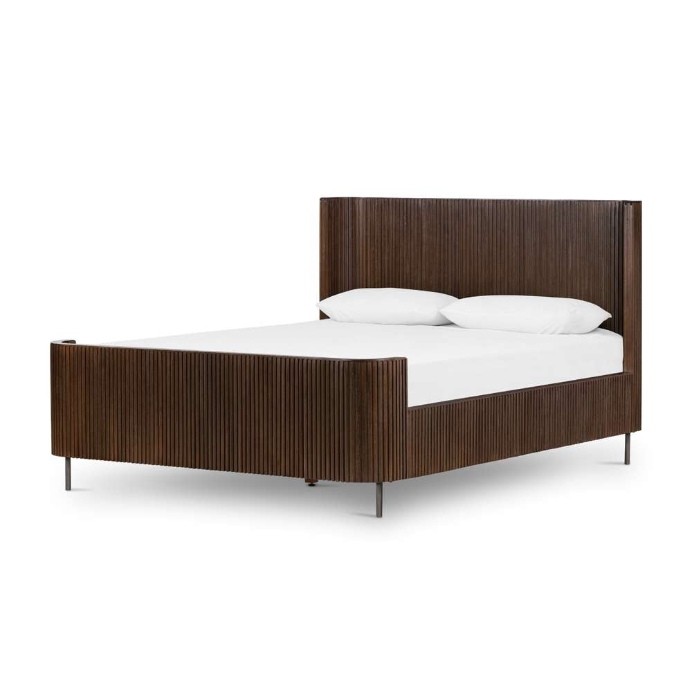 Four Hands - Fletcher Bed - Terra Brown Oak - Queen - 108786-002 veiw 1