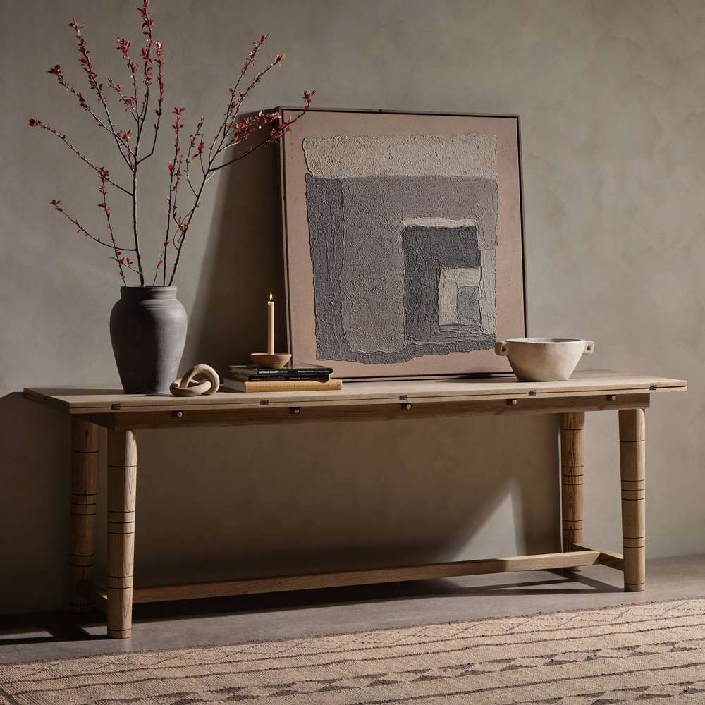 Four Hands - Flip Top Console Table - Toasted Ash - 236048-001 veiw 2