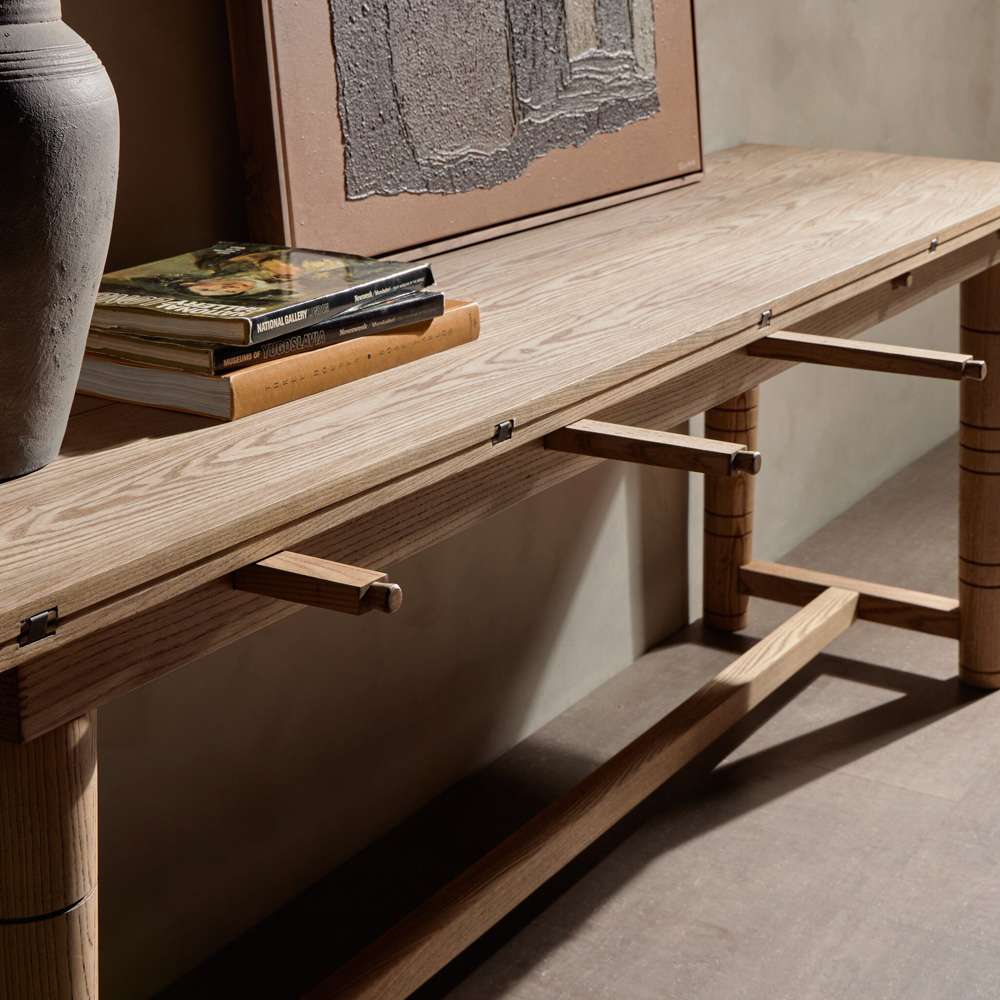 Four Hands - Flip Top Console Table - Toasted Ash - 236048-001 veiw 4