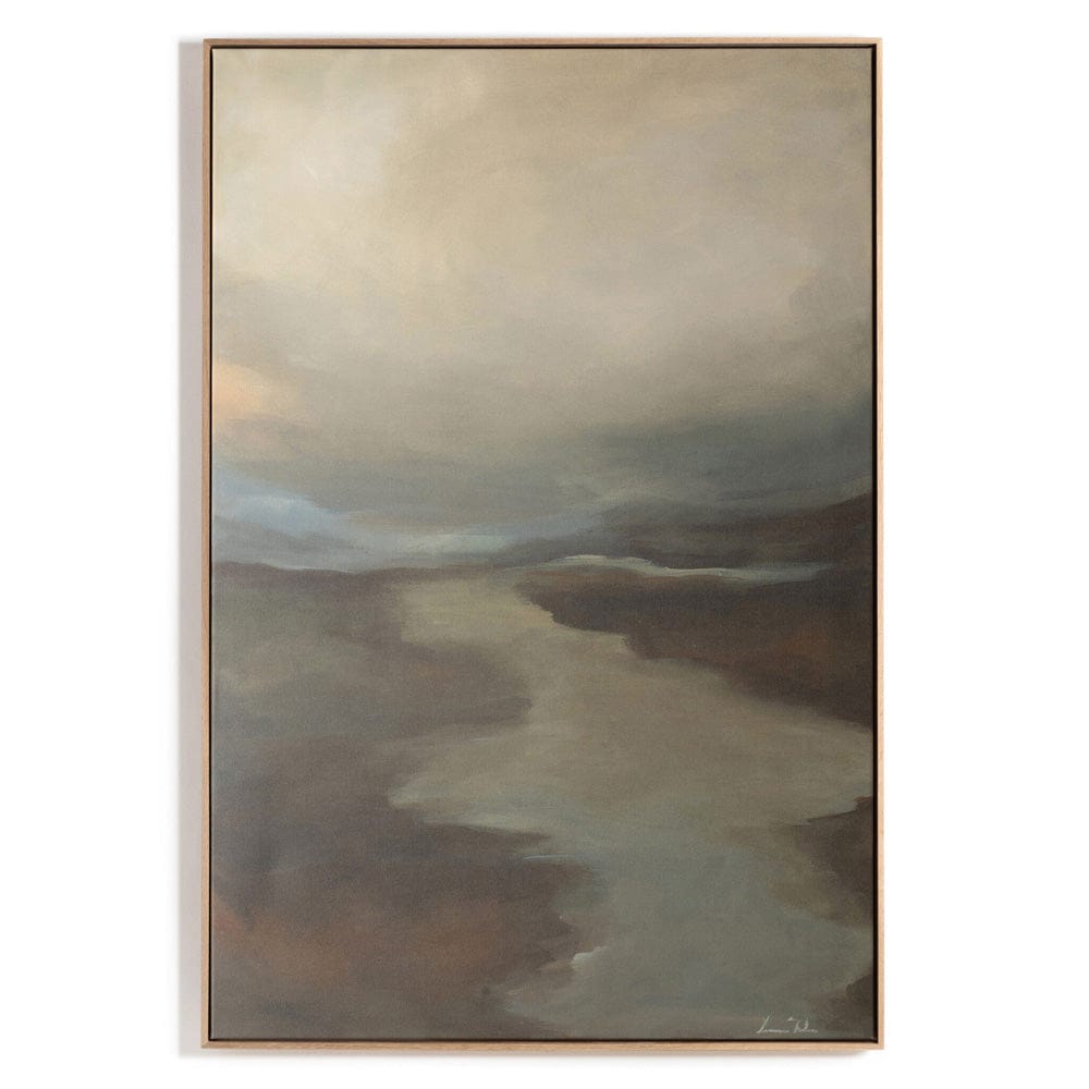 Four Hands - Fog II by Lauren Fuhr - Vertical Grain White Oak Floater - 238233-002 view 1