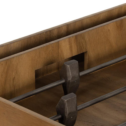 Four Hands - Foosball Table - Natural Brown Guanacaste - 234227-001 veiw 4