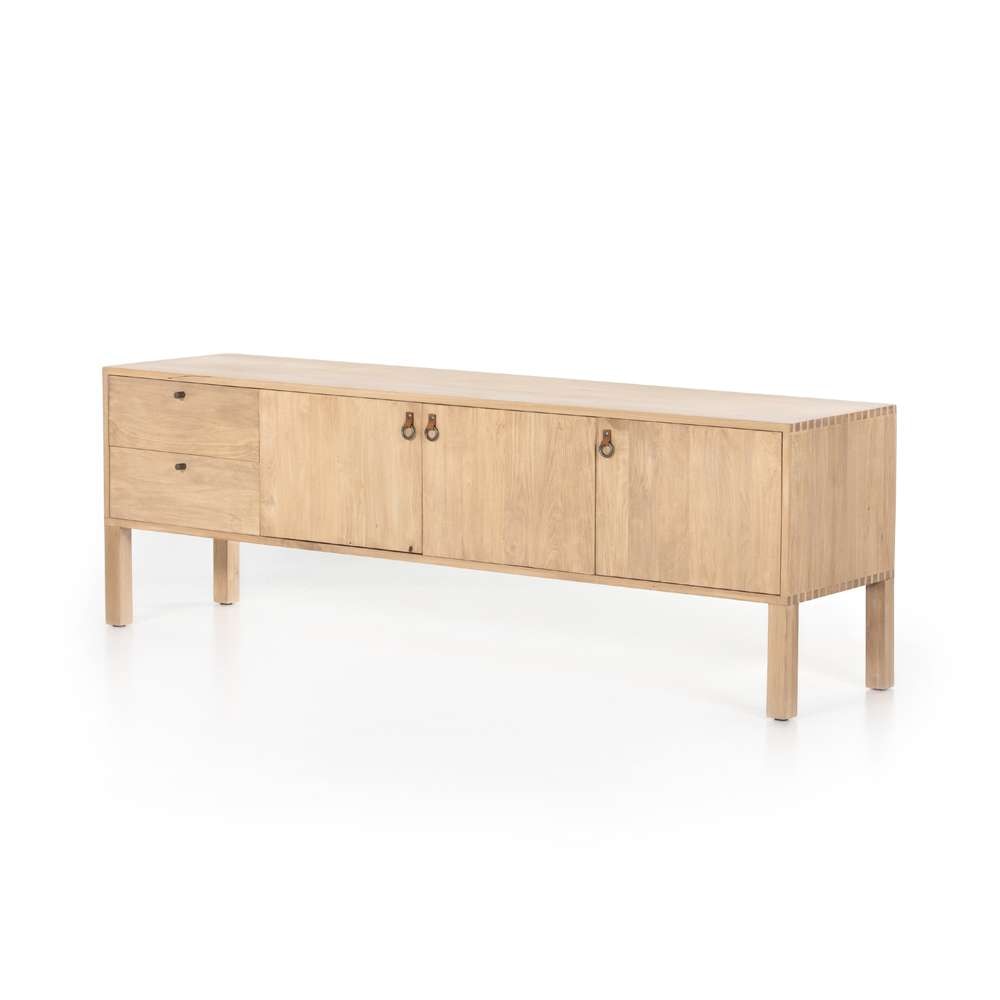 Four Hands - Fulton - Isador Media Console-Dry Wash Poplar - 223975-001 veiw 1