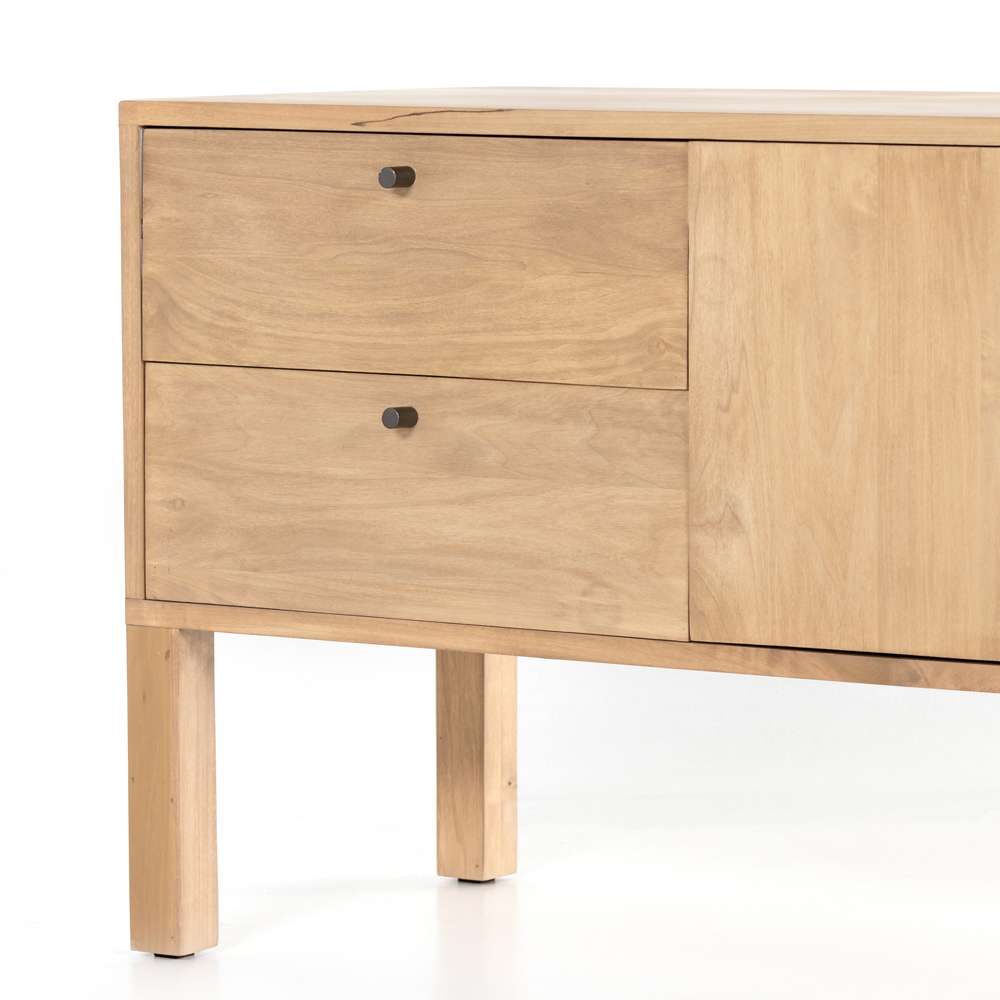 Four Hands - Fulton - Isador Media Console-Dry Wash Poplar - 223975-001 veiw 5
