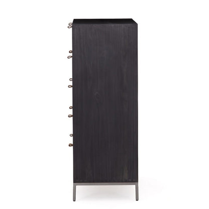 Four Hands - Fulton - Trey 5 Drawer Dresser - Black Wash Poplar - 108604-005 veiw 4
