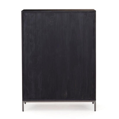 Four Hands - Fulton - Trey 5 Drawer Dresser - Black Wash Poplar - 108604-005 veiw 5