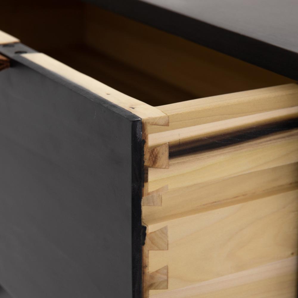 Four Hands - Fulton - Trey 5 Drawer Dresser - Black Wash Poplar - 108604-005 veiw 8