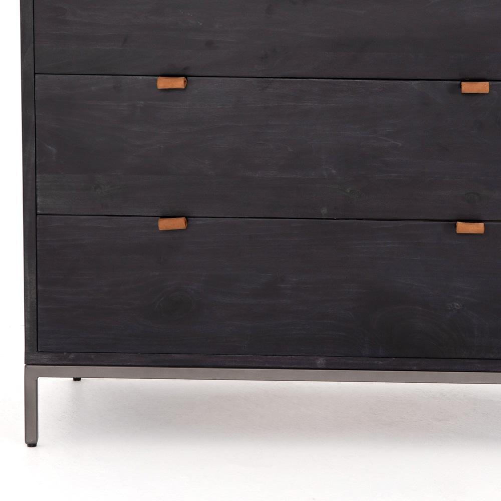 Four Hands - Fulton - Trey 5 Drawer Dresser - Black Wash Poplar - 108604-005 veiw 9