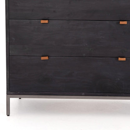 Four Hands - Fulton - Trey 5 Drawer Dresser - Black Wash Poplar - 108604-005 veiw 9