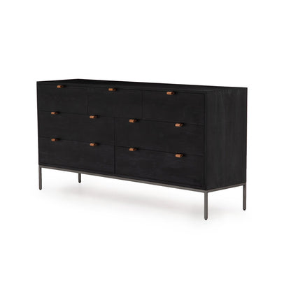 Four Hands - Fulton - Trey 7 Drawer Dresser - Black Wash Poplar - 108603-005 veiw 1